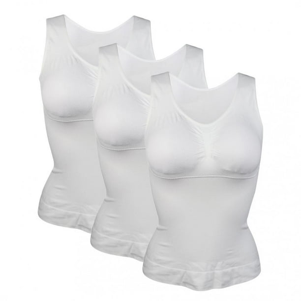Details about Women Cami Shaper with Built in Bra Tummy Control Tank Top Camisole Body Shaper Details about Women Cami Shaper with Built in Bra Tummy Control Tank Top Camisole Body Shaper